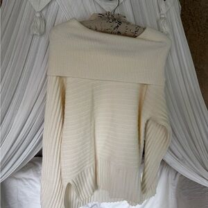 Moth Anthropologie Cream Sweater